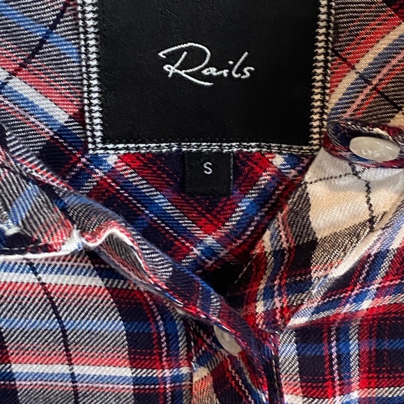 Rails flannel size small - blue and red, excellent condition - Picture 4 of 4